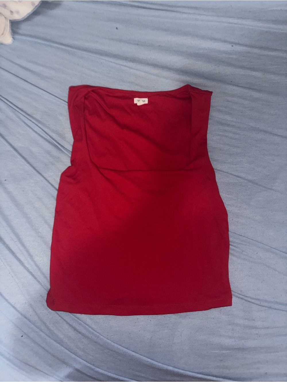 Garage Red Square-Neck Tank Top